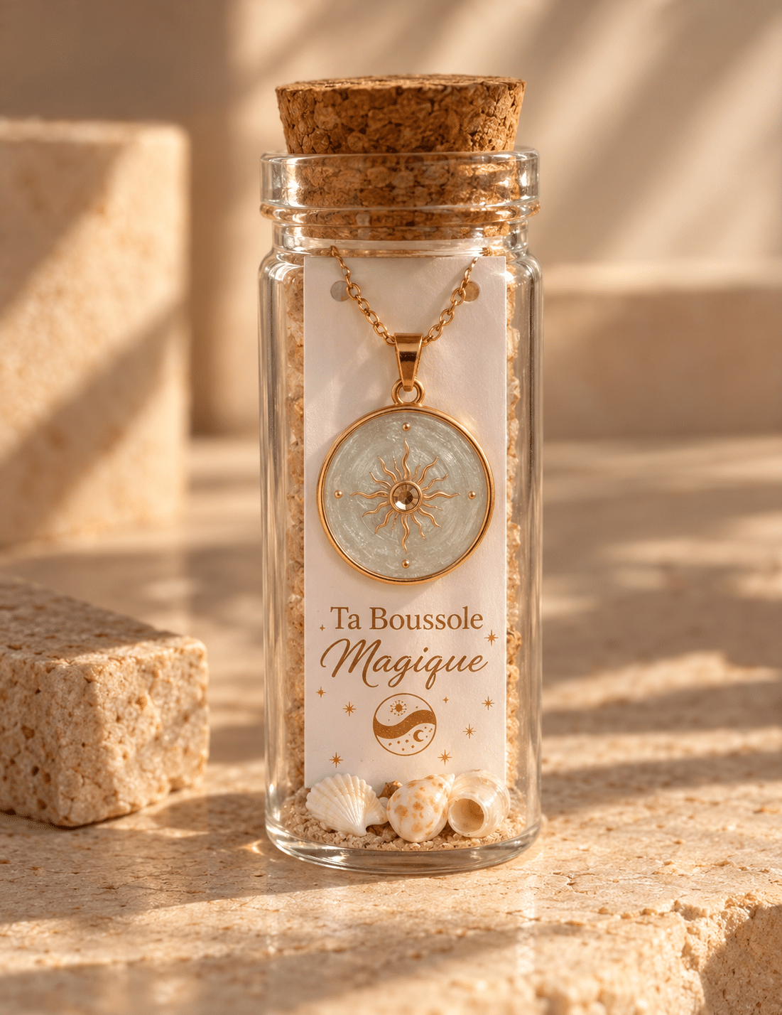 La Boussole Magique, un bijou personnalisé chargé d'émotion